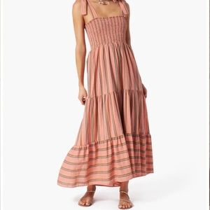 XiRENA Pink Striped Maxi Dress